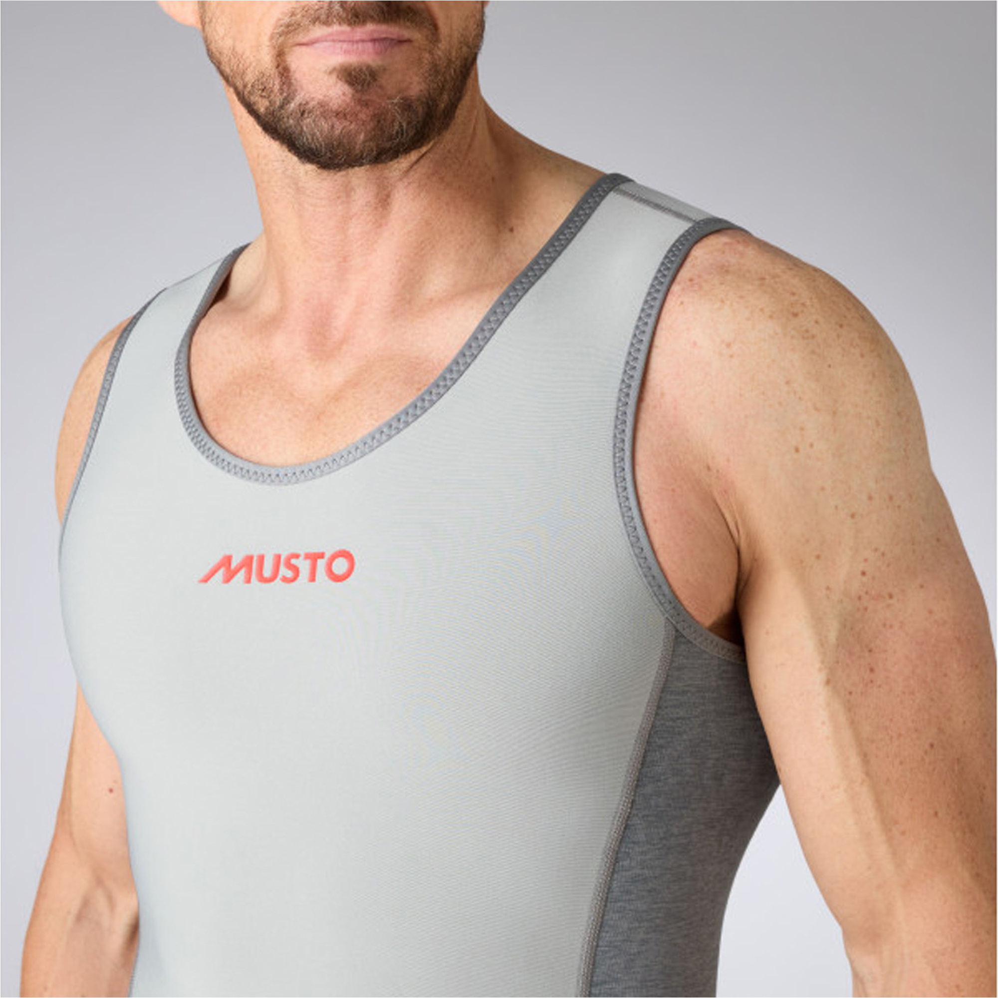 2026 Musto Mens Flexlite Vapour 1.0 Long John 82072 - Grey Marl
